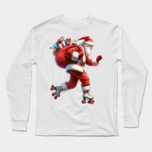 Santa Delivering Gifts Long Sleeve T-Shirt